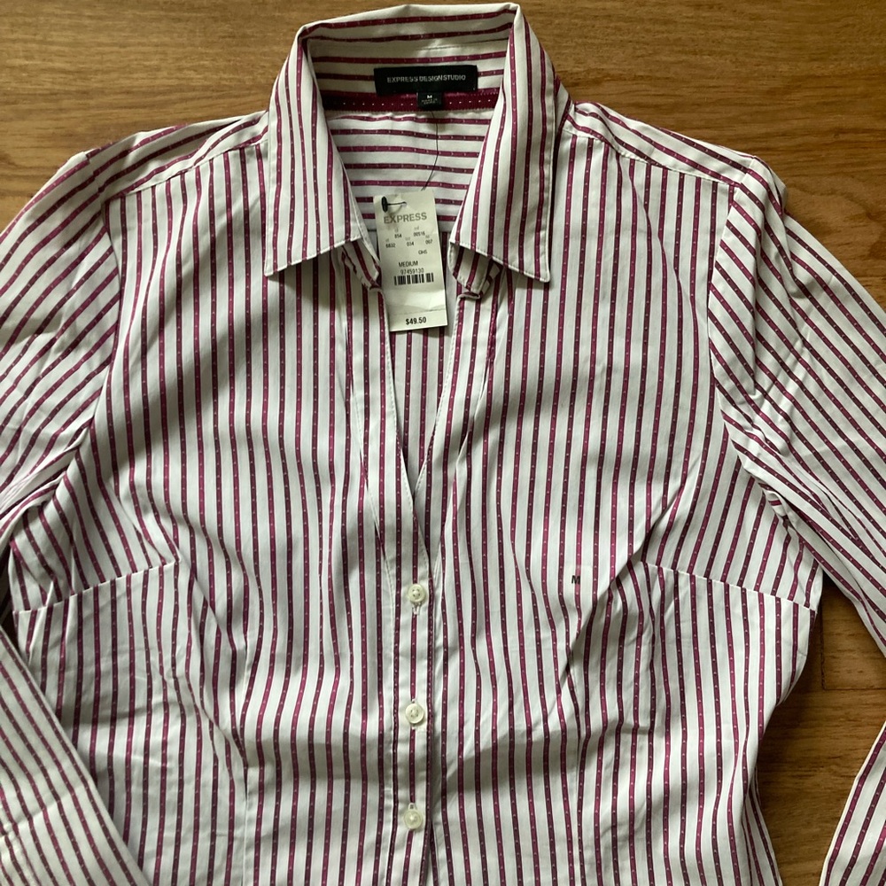 Striped Shirt, Express - Picture 2 of 9